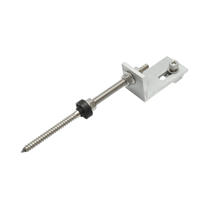 Kit di staffe a L per tetti in metallo con bullone M10x200 mm – montaggio di pannelli solari fotovoltaici Breckner Germany