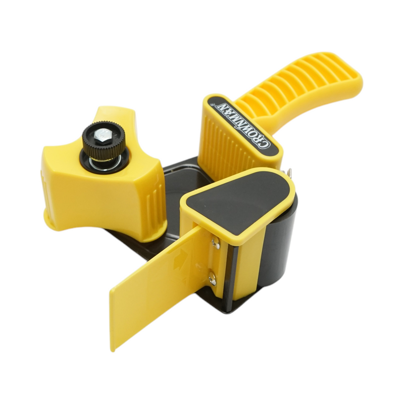 Dispenser manuale per nastro adesivo Crownman da 50 mm con taglierina per imballaggio
