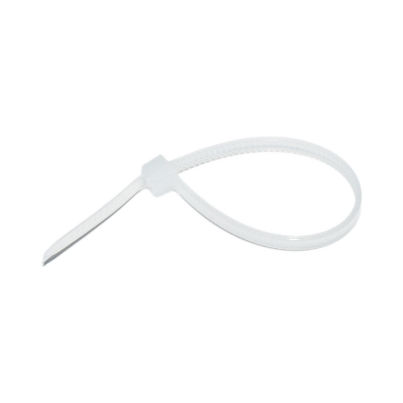 Fascette stringicavo in plastica bianca, 2,5 × 100 mm, 100 pezzi/set Longroad