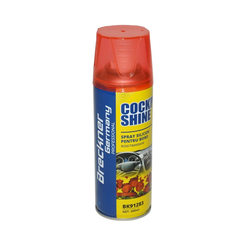 Spray antistatico al silicone per cruscotti, profumazione alla rosa, 200 ml Breckner Germany
