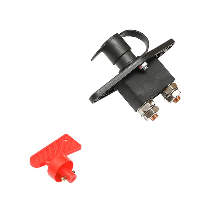 Contatto generale 12/24V connettore in rame M10, chiave in plastica con protezione, distanza di serraggio 100mm Breckner Germany