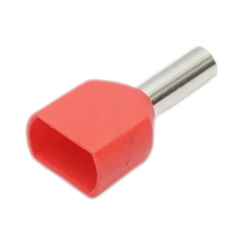 Longroad TE2508 Terminali a bussola doppi isolati 2x2,5 mm² / 8 mm