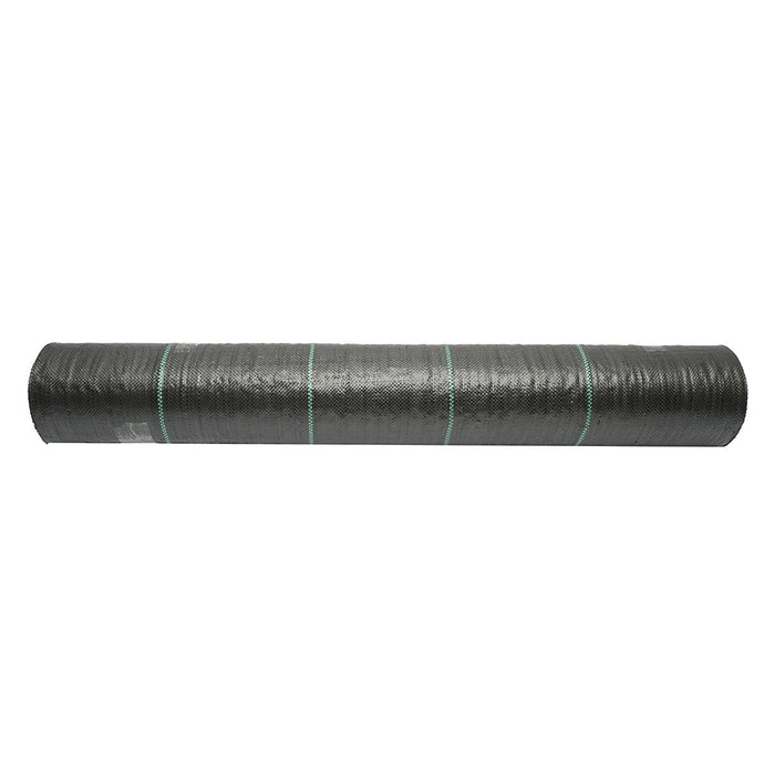 Telo Rete Pacciamatura Anti-Erbacce, 1x100m, 100gr/m², Nero, Permeabile, PP, Resistente UV