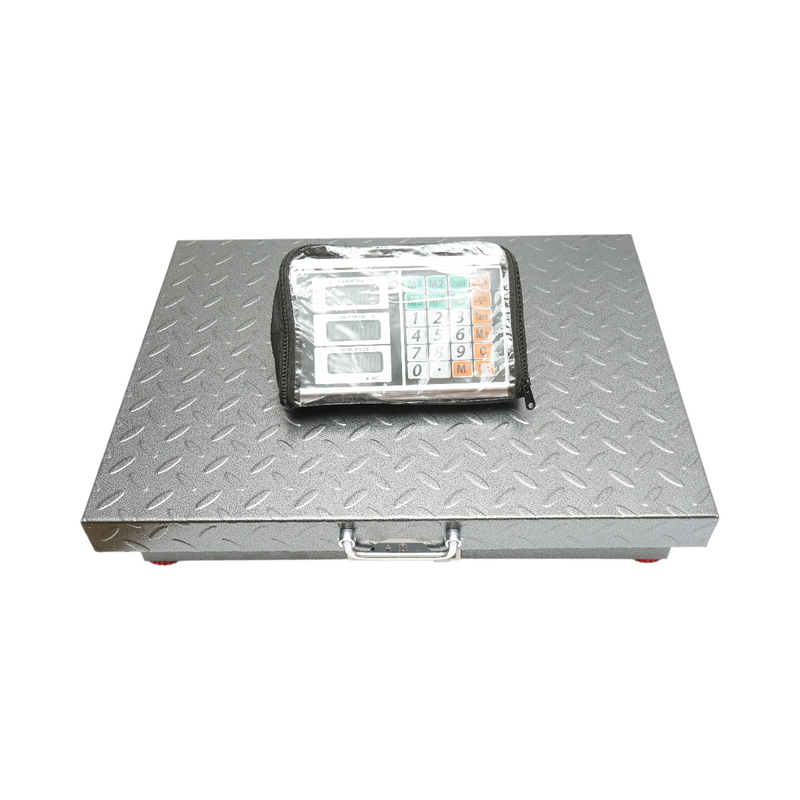 Bilancia elettronica a pavimento wireless (700 kg) con display WiFi, piattaforma 50x60 cm