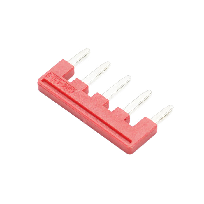 Ponte di collegamento a 5 vie, 32A 450V per guida DIN Leader