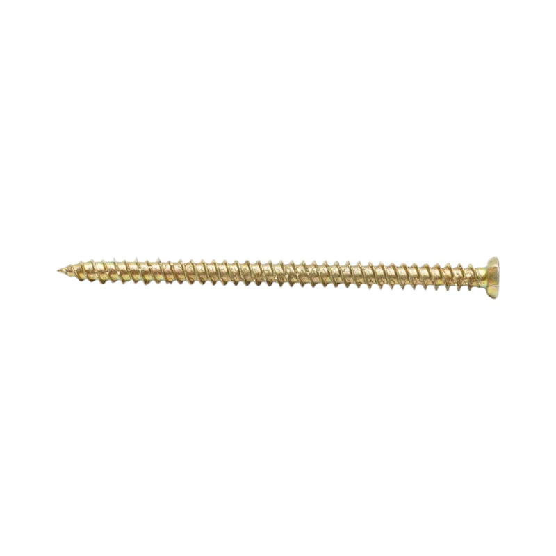 Vite per il fissaggio di serramenti 7,5x112 mm, Torx TX30, acciaio zincato giallo, 100 pz/scatola