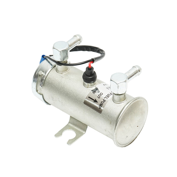 Pompa elettrica universale per carburante, 12V, L=145mm, Ø 10mm per diesel/benzina OEM YK-3111, 4HKI