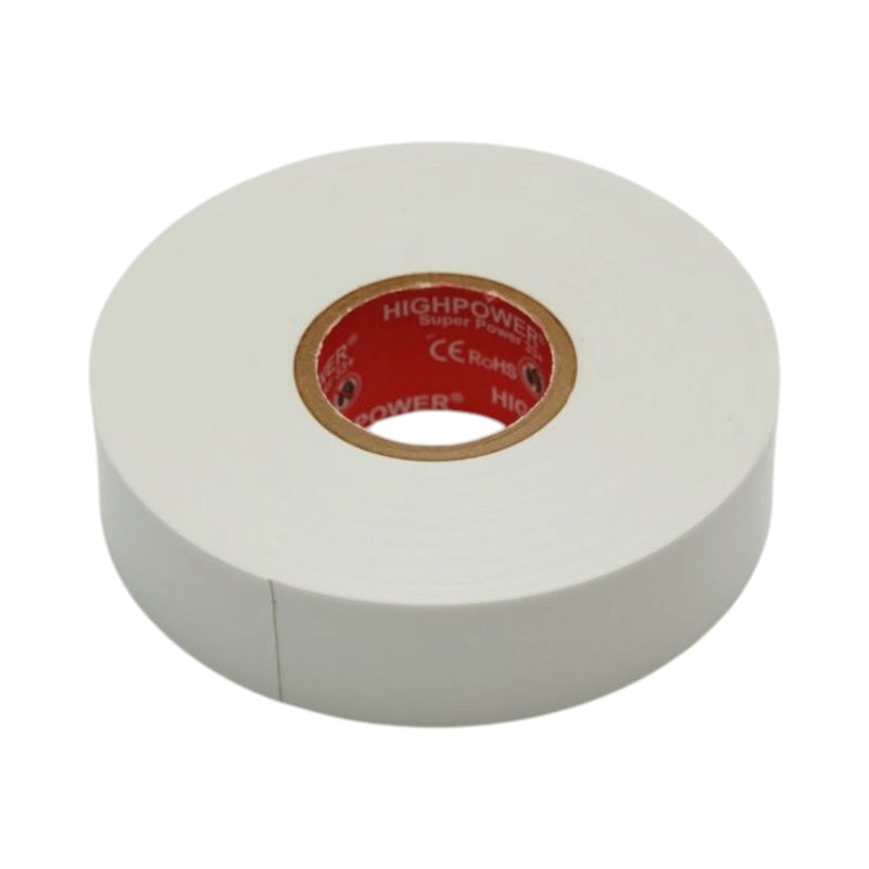 Nastro isolante in vinile bianco Premium Super Power 33+ HighPower 19 mm x 20 m