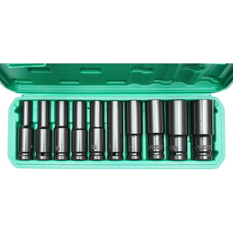 Set di 10 chiavi a bussola a impatto lunghe Breckner Germany