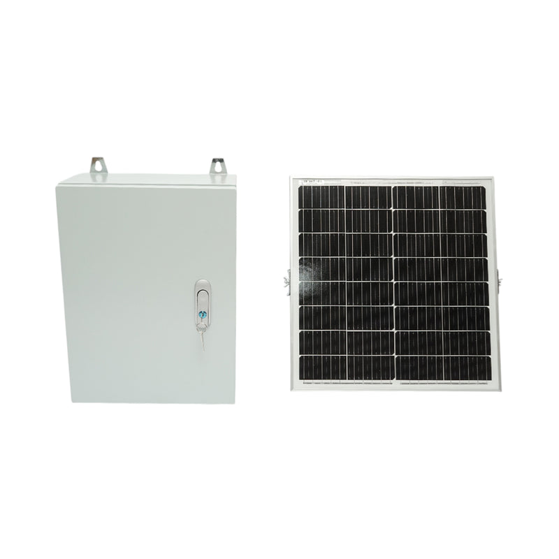 Pannello solare da 30 W con custodia esterna in metallo per elettrificatore e batteria (IP65) Breckner Germany