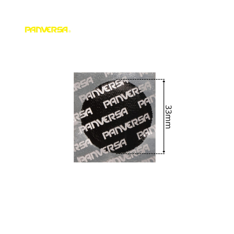 Toppe vulcanizzanti rotonde 33mm PP0 per camere d'aria Panversa