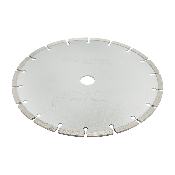 Disco diamantato segmentato 230x2.8mm per taglio a secco di calcestruzzo e ceramica Breckner Germany