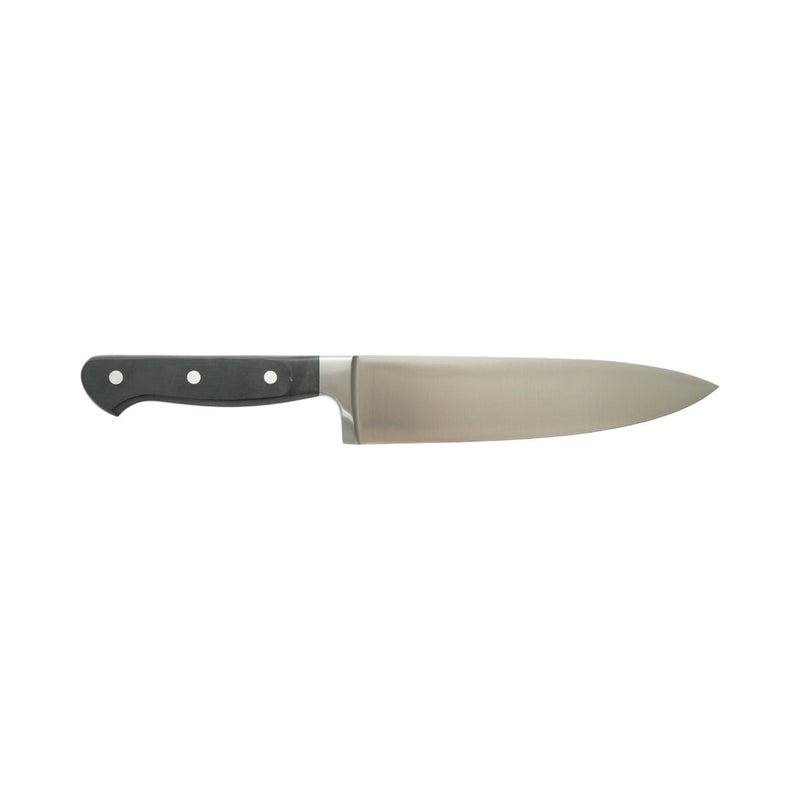 Coltello da chef professionale da 20 cm, lama in acciaio 5Cr15MoV, manico in ABS nero Breckner Germany