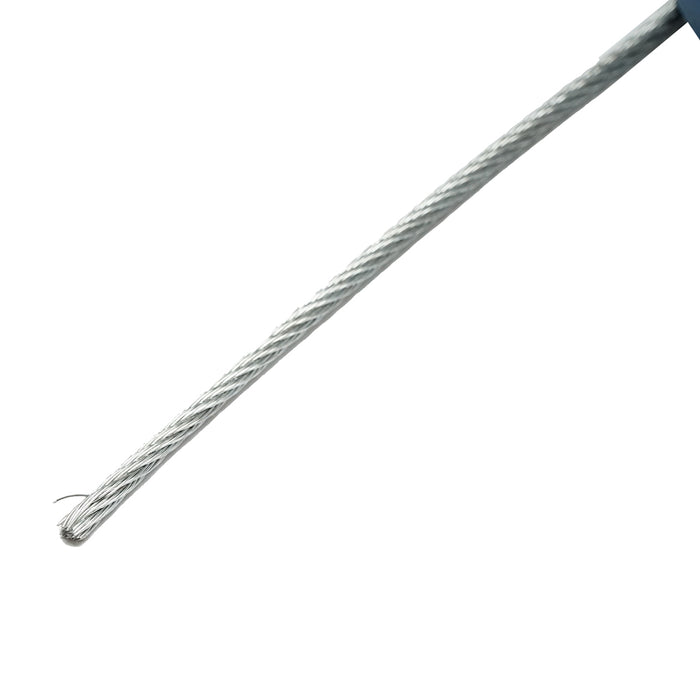 Cavo in acciaio zincato 3mm, 6x7+FC fili, carico massimo 529Kg, peso 6,32Kg, 200m/rotolo