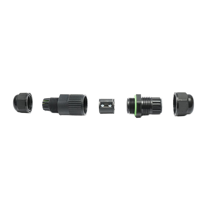Connettore per cavo elettrico M18 250V 10A, 3 poli IP67 Leader