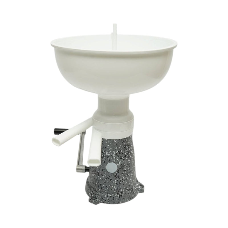 Separatore di panna dal latte o per scrematura manuale, contenitore in plastica da 7 lt, capacità 80 lt/h