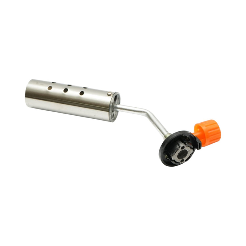 Testina per cannello a gas, accensione manuale, rotazione a 360°, potenza termica di 3600 kcal, fiamma regolabile fino a 1300°C (Canon Torch)