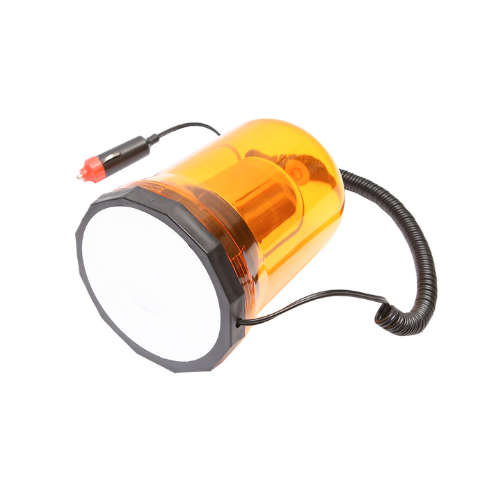 Lampeggiante giallo 24V con base magnetica