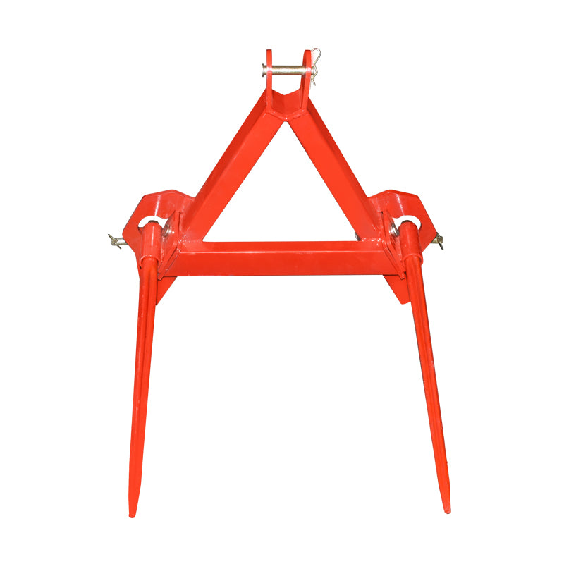 Forca posteriore per balle (33 kg) con due denti da 800 mm