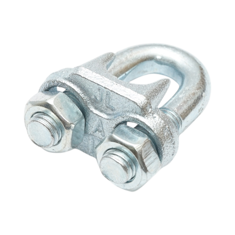 Morsetto per fune metallica zincato DIN 741-16 per cavo da 16 mm Breckner Germany