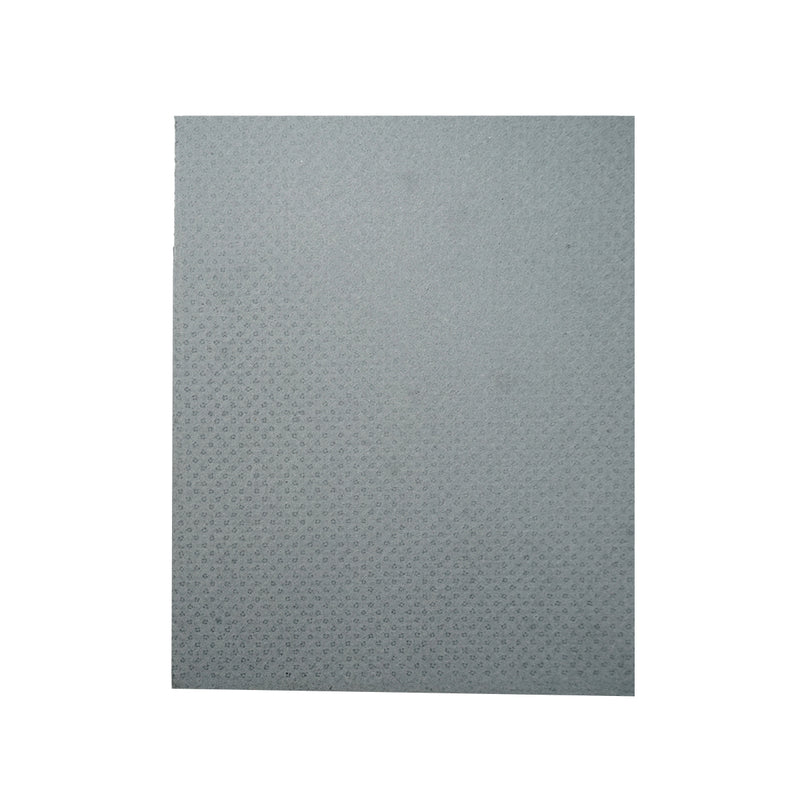 Lastra in fibra compressa con inserto metallico, larghezza 0,5 m, lunghezza 1 m, spessore 2,0 mm (grigia)