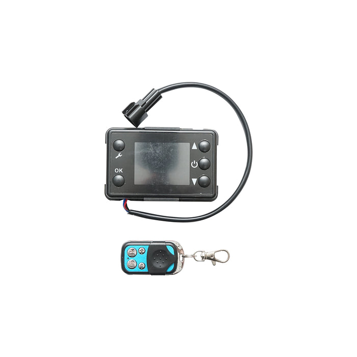 RISCALDATORE D’ARIA RISCALDATORI DA PARCHEGGIO PER L'AUTO RISCALDATORE PER AUTO Riscaldatore stazionario, silenzioso 12-24V, 5KW, display LCD, con telecomando