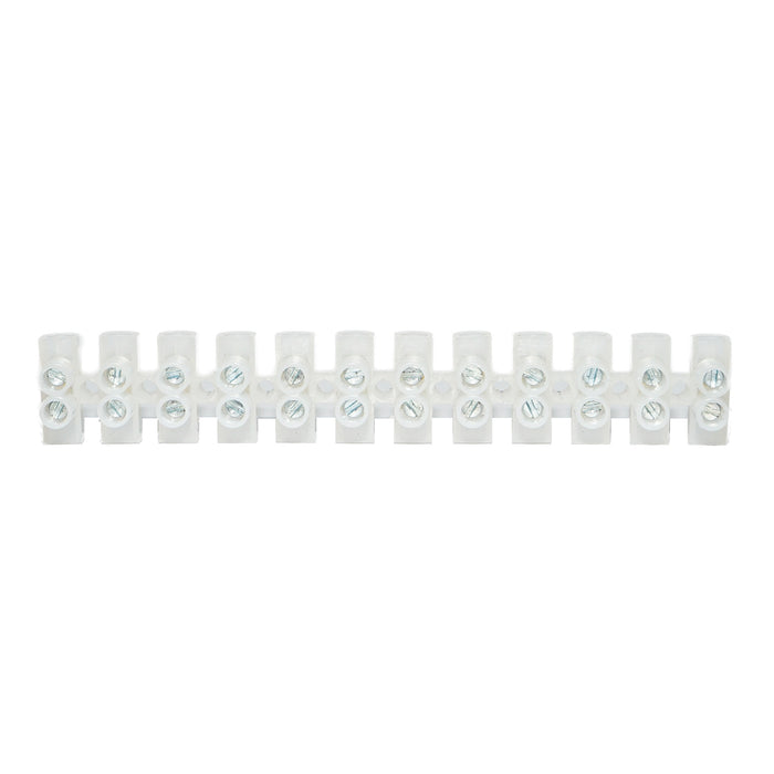 Morsettiera 10A 380V, 12 poli 10mm Leader