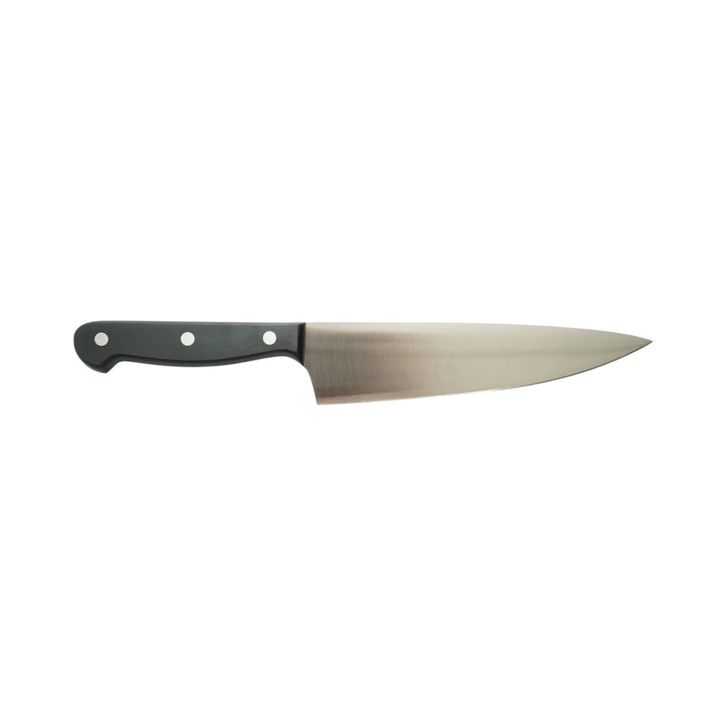 Coltello da chef professionale da 20 cm, lama in acciaio 5Cr15MoV, manico in POM nero Breckner Germany