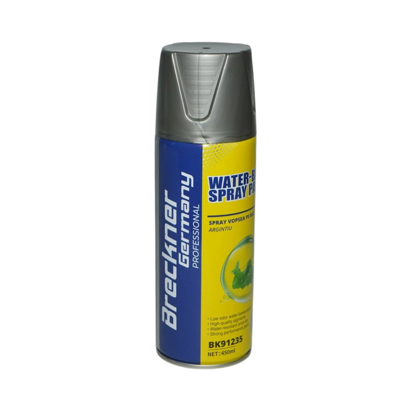 Vernice spray argento a base d'acqua da 450 ml Breckner Germany