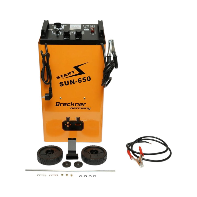 Caricabatterie e avviatore di emergenza per auto 12/24V, 20-1000Ah, corrente di avviamento 360A, ricarica rapida 70A Breckner Germany