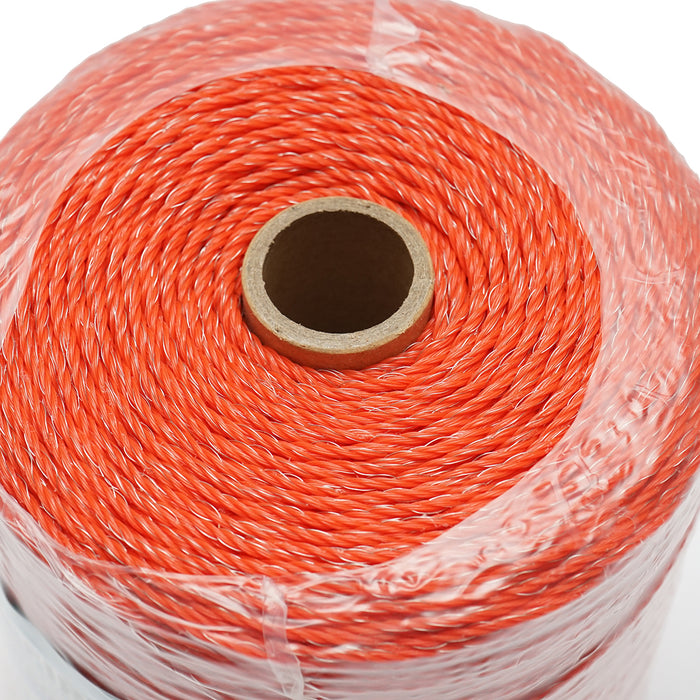 Rotolo di filo arancione da 2 mm, 3x0,15 mm in acciaio inox SS, 15 Ohm/m, recinzione elettrica da 500 m Breckner Germany