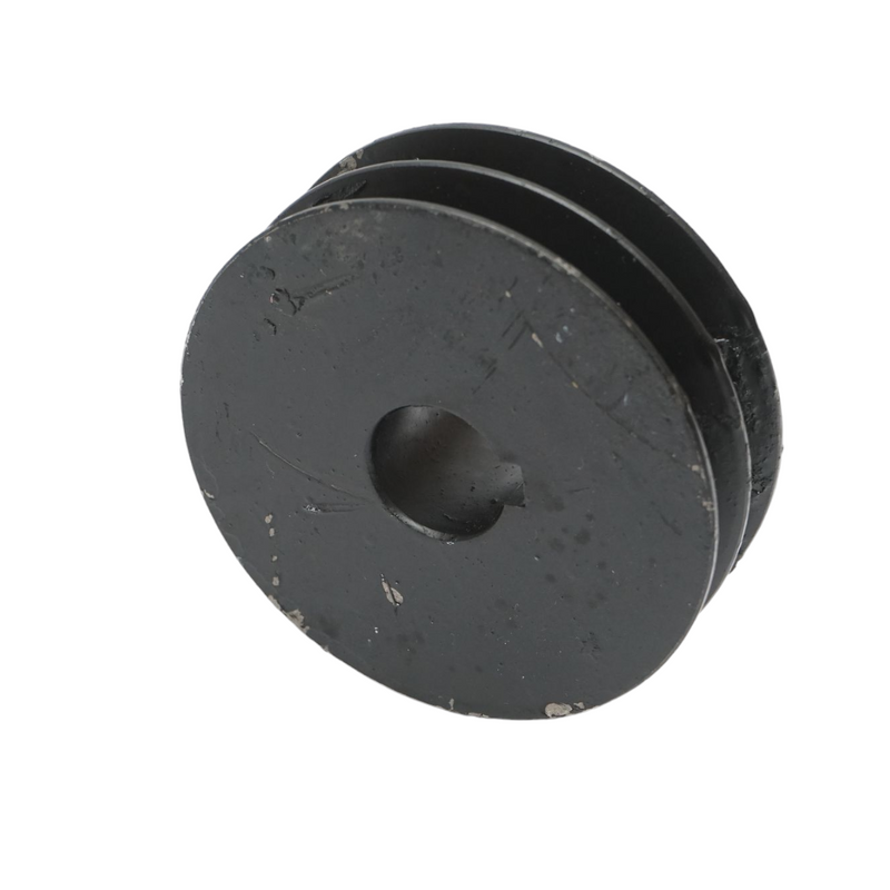 Puleggia a due gole, 97x32 mm, per albero da 24 mm con chiavetta