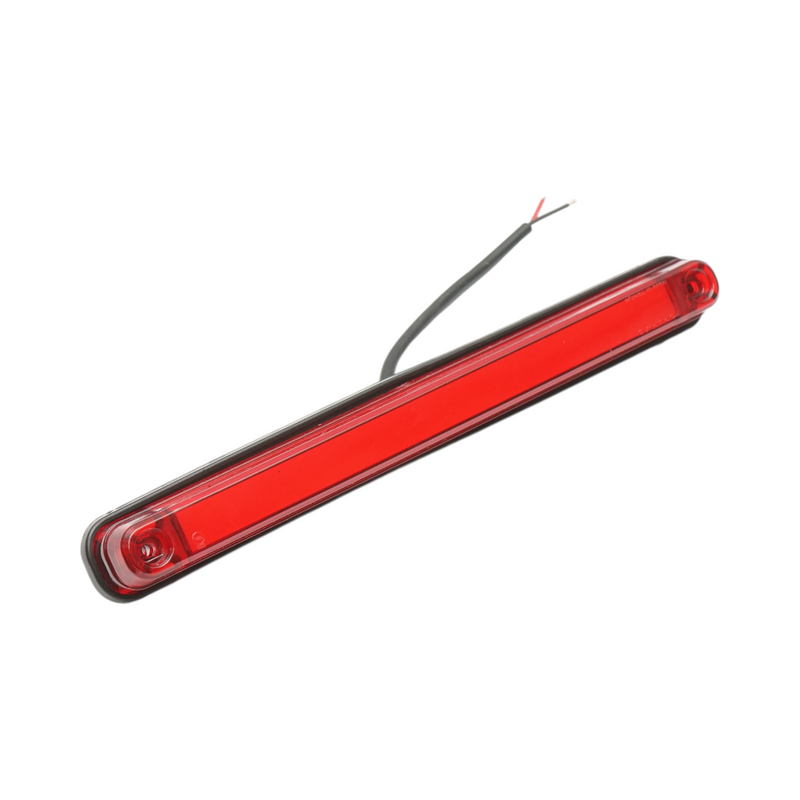 Luce di ingombro laterale LED NEON 12-24V rossa slim 235x26,5x21 mm Breckner Germany