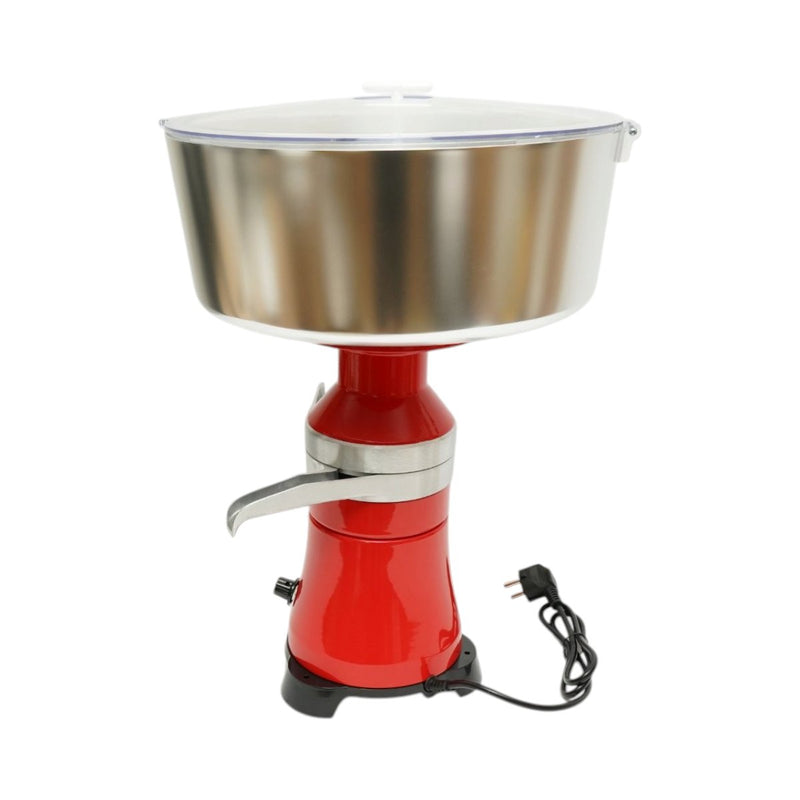 Separatore di panna dal latte o per scrematura automatica 200W, 220V, contenitore in acciaio inox con coperchio 12L, velocità regolabile, capacità 100 L/h