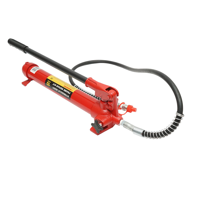 Pressa idraulica manuale per lavori di lattoneria, carico massimo 10 tonnellate