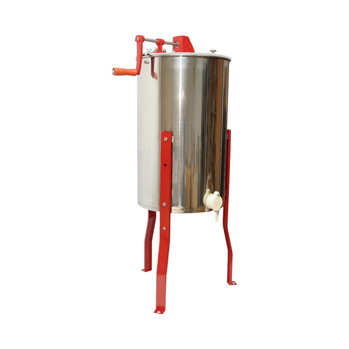 Centrifuga manuale apicola, estrattore di miele in acciaio inox con 3 telai