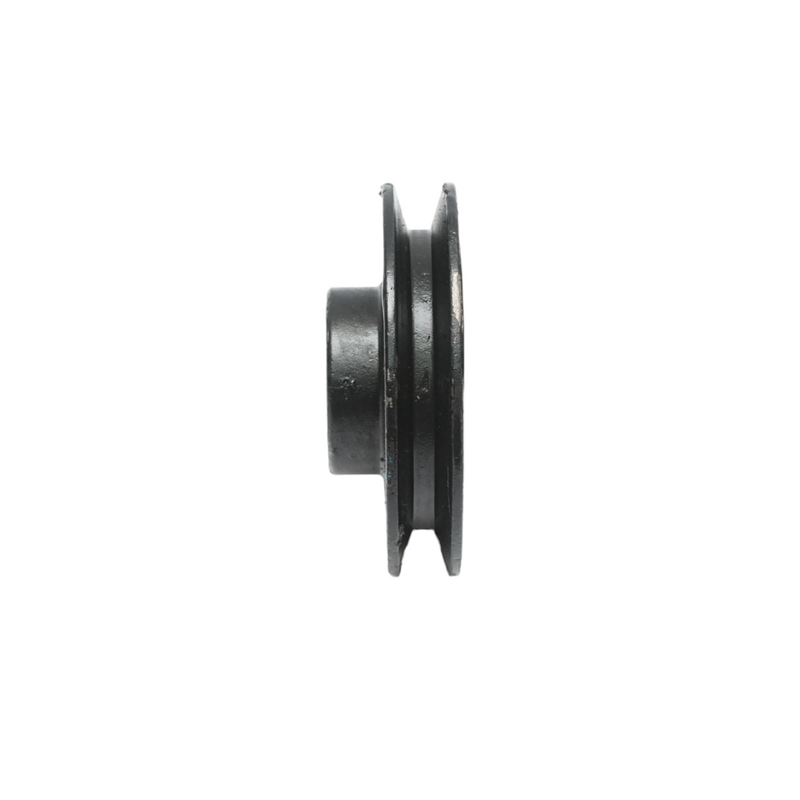 Puleggia a gola singola 97,5x32 mm per albero con chiavetta da 24 mm