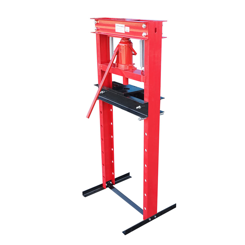 Pressa idraulica 20T, apertura regolabile 30-950mm, corsa pistone 0-120mm