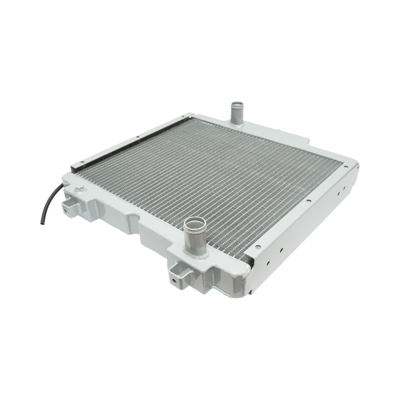 Radiatore di raffreddamento acqua per New Holland serie TD5000 e Case IH serie JX, dimensioni 615 × 555 × 98 mm, codice OEM 87681423.