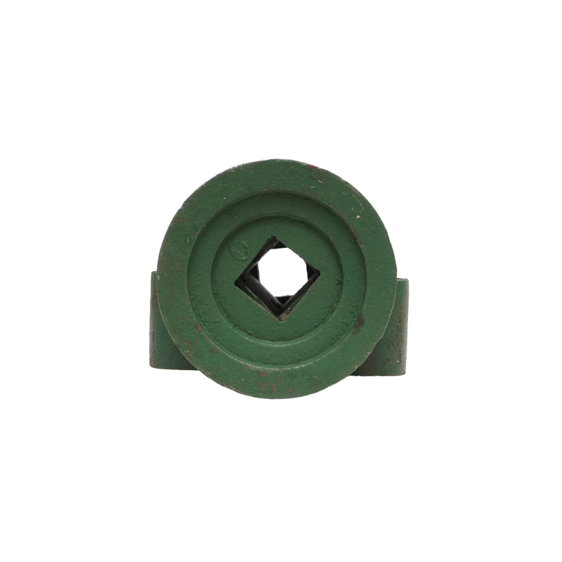 Gruppo cuscinetto per disco completo con cuscinetti 32015 e semiboccole – foro quadro da 40 mm – interasse fori 155 mm.