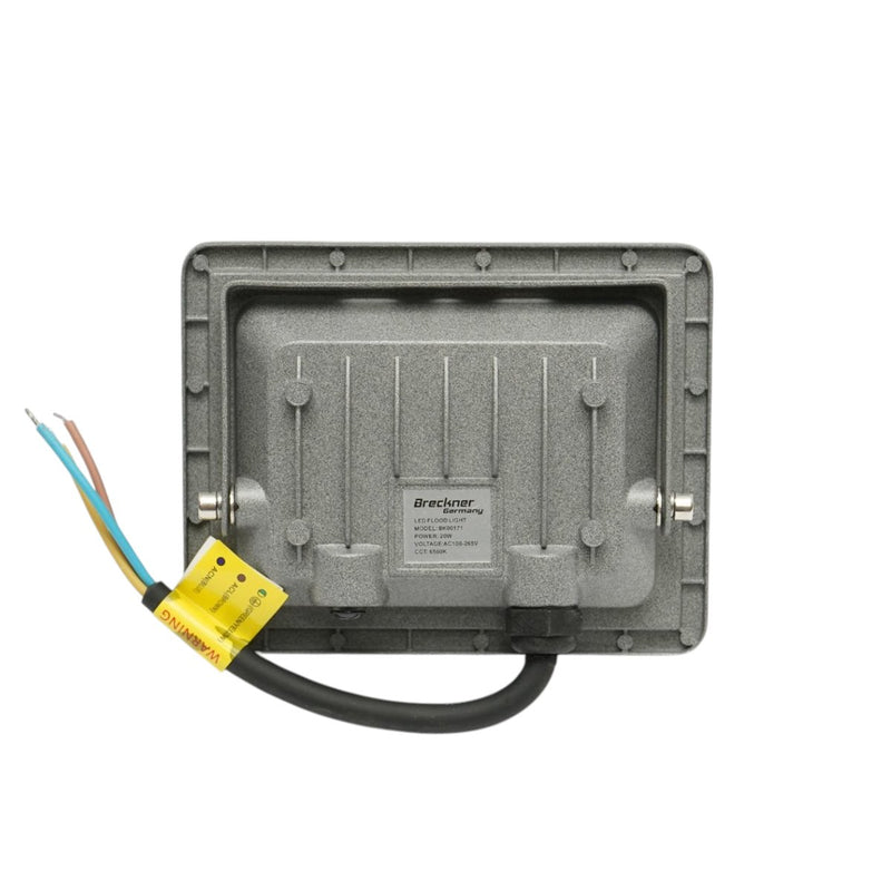 Proiettore LED 20W, 100-265V, 6500K, 2000lm, fascio largo, 115x90x25mm, IP66 Breckner Germany