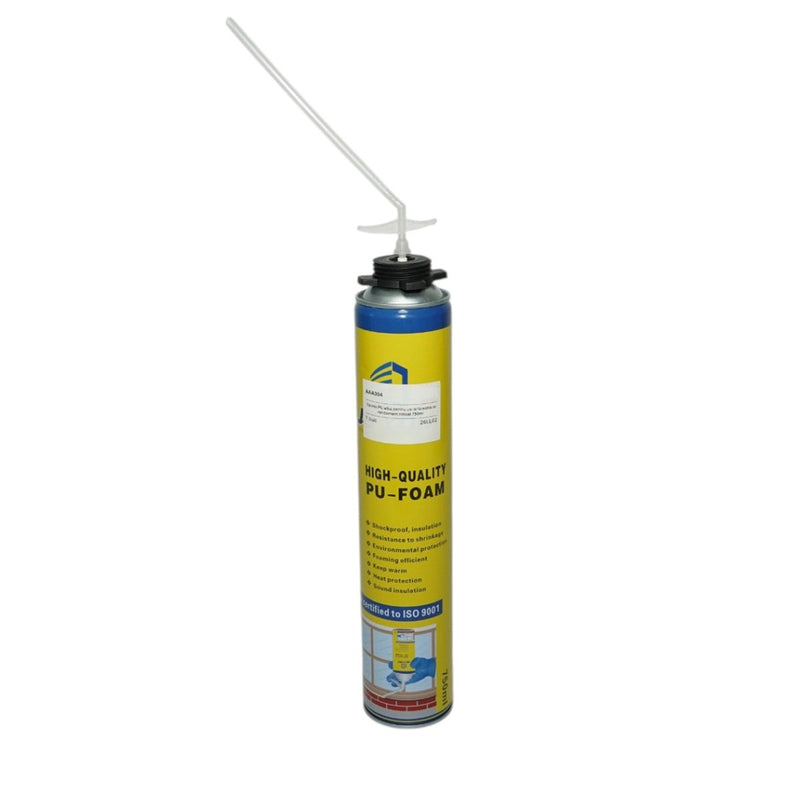 Schiuma poliuretanica (PU) ad alta resa e a bassa espansione per l'installazione di porte e finestre, 750 ml