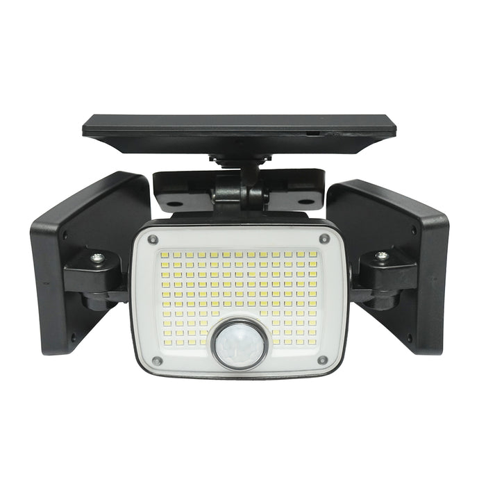 Lampada LED 2700 lm con pannello solare telecomandato e batteria 2400mAh, IP65