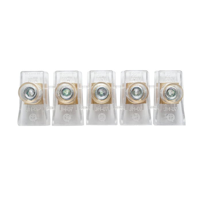 Morsetto per corda 101A 500V, 5 poli 25mm Leader