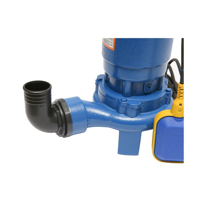 Pompa sommersa per acque sporche drenaggio con galleggiante e trituratore 750W, 250L/min, H7m, 220V