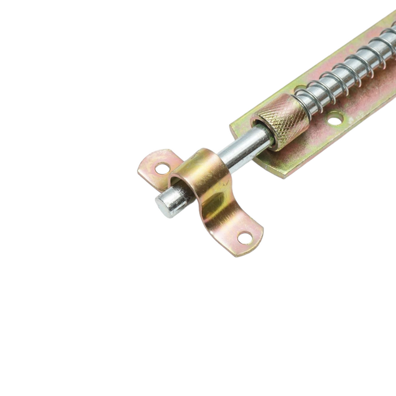 Bullone a L da 150 mm a molla con predisposizione per lucchetto