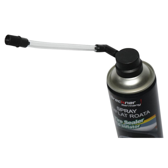Gonfia e Ripara Le Gomme Forate di Auto e Moto, Spray gonfia gomme con Silicone per Riparazione forature