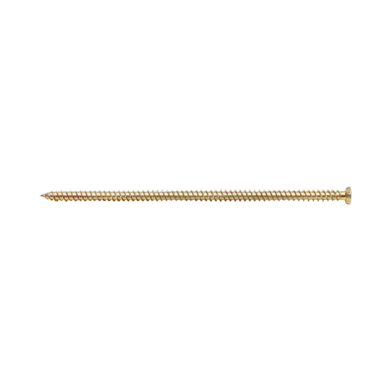 Vite per il montaggio di serramenti 7,5x182 mm, Torx TX30, acciaio zincato giallo, 100 pz/scatola