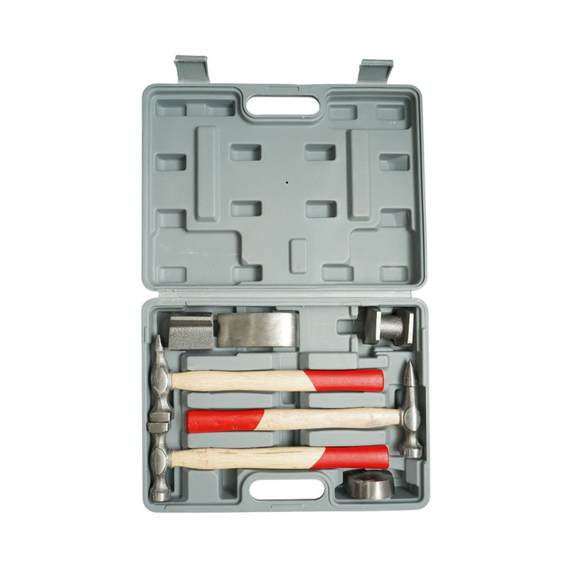 Kit da 7 pezzi per la riparazione della carrozzeria con martelli e tasselli Breckner Germany