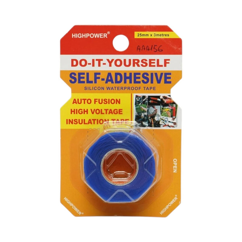 Nastro in silicone elettroisolante, impermeabile e autovulcanizzante HighPower 25 mm x 3 m
